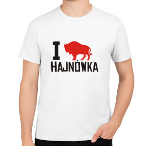 Koszulka męska Kocham Hajnówkę