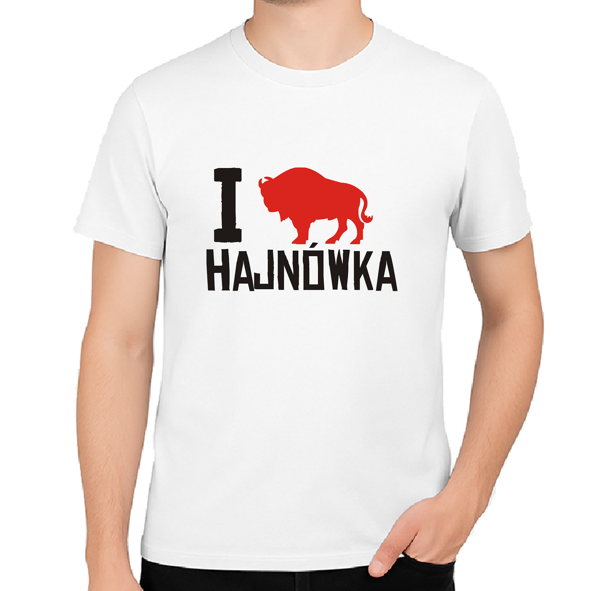 Koszulka męska Kocham Hajnówkę