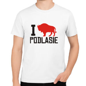 Koszulka męska Kocham Podlasie