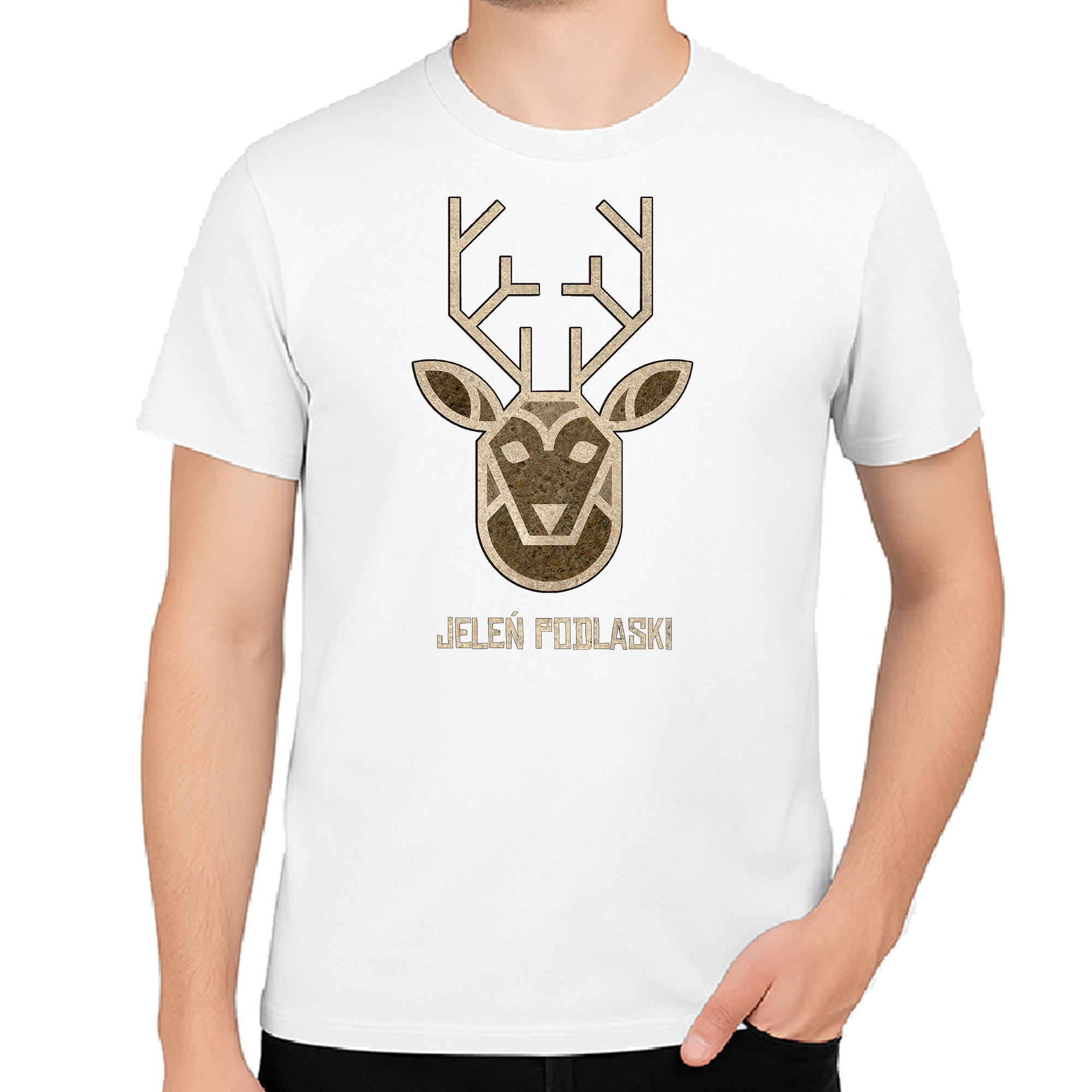 Koszulka męska Leśny Podlaski Jeleń