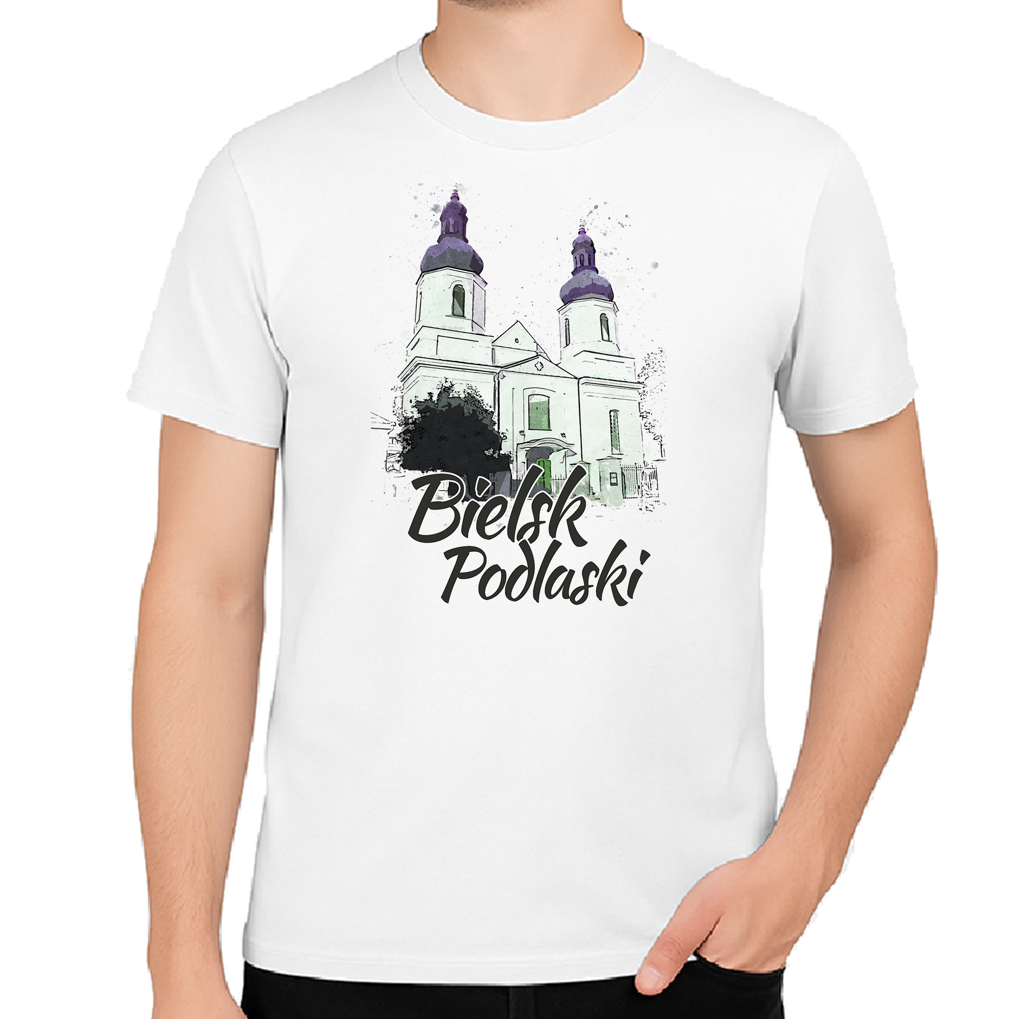 Koszulka męska Miasto Wielu Kultur - Bielsk Podlaski