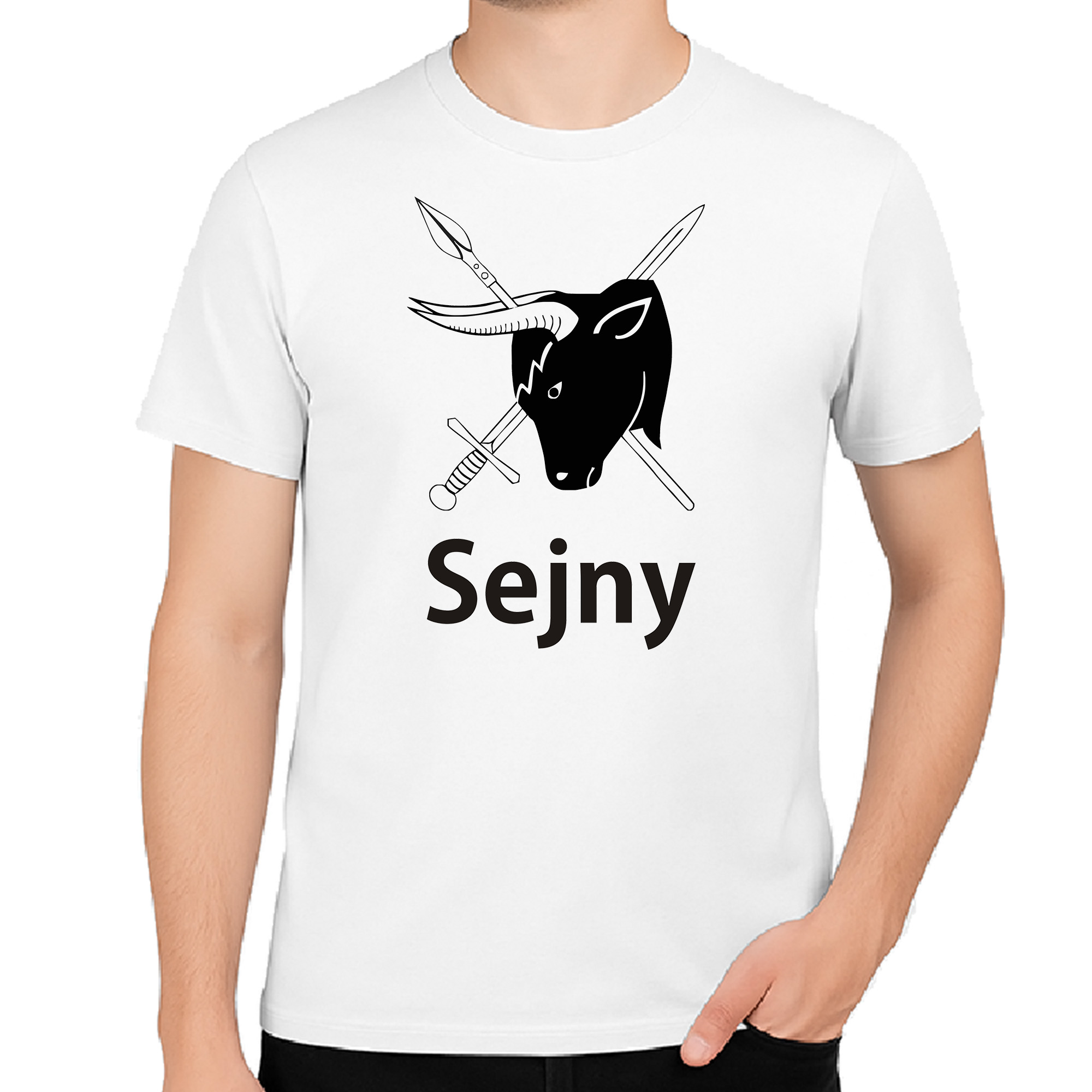 Koszulka męska Pamiątka Podlaska z Sejn