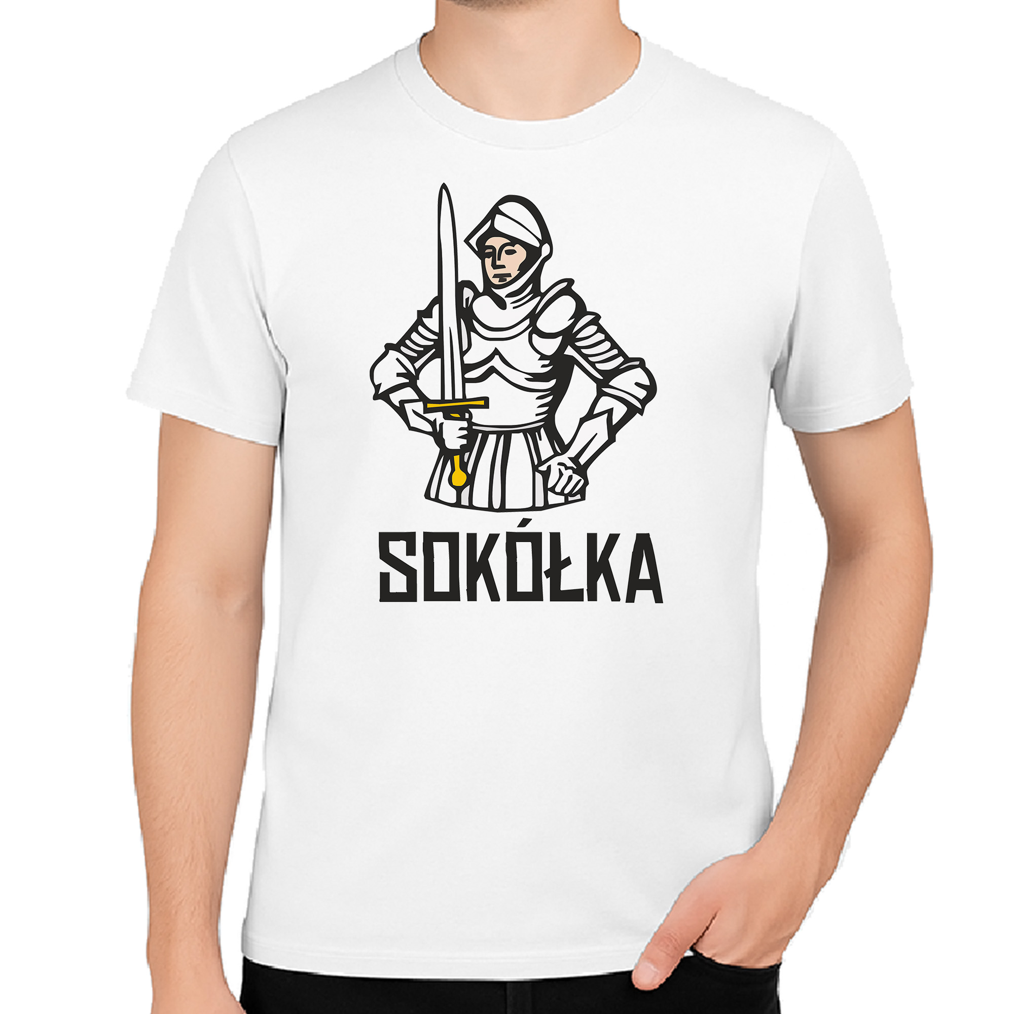 Koszulka męska Pamiątka podlaska z Sokółki