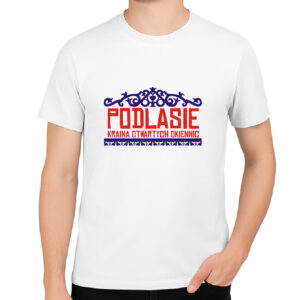 Koszulka męska Podlasie - Kraina Otwartych Okiennic