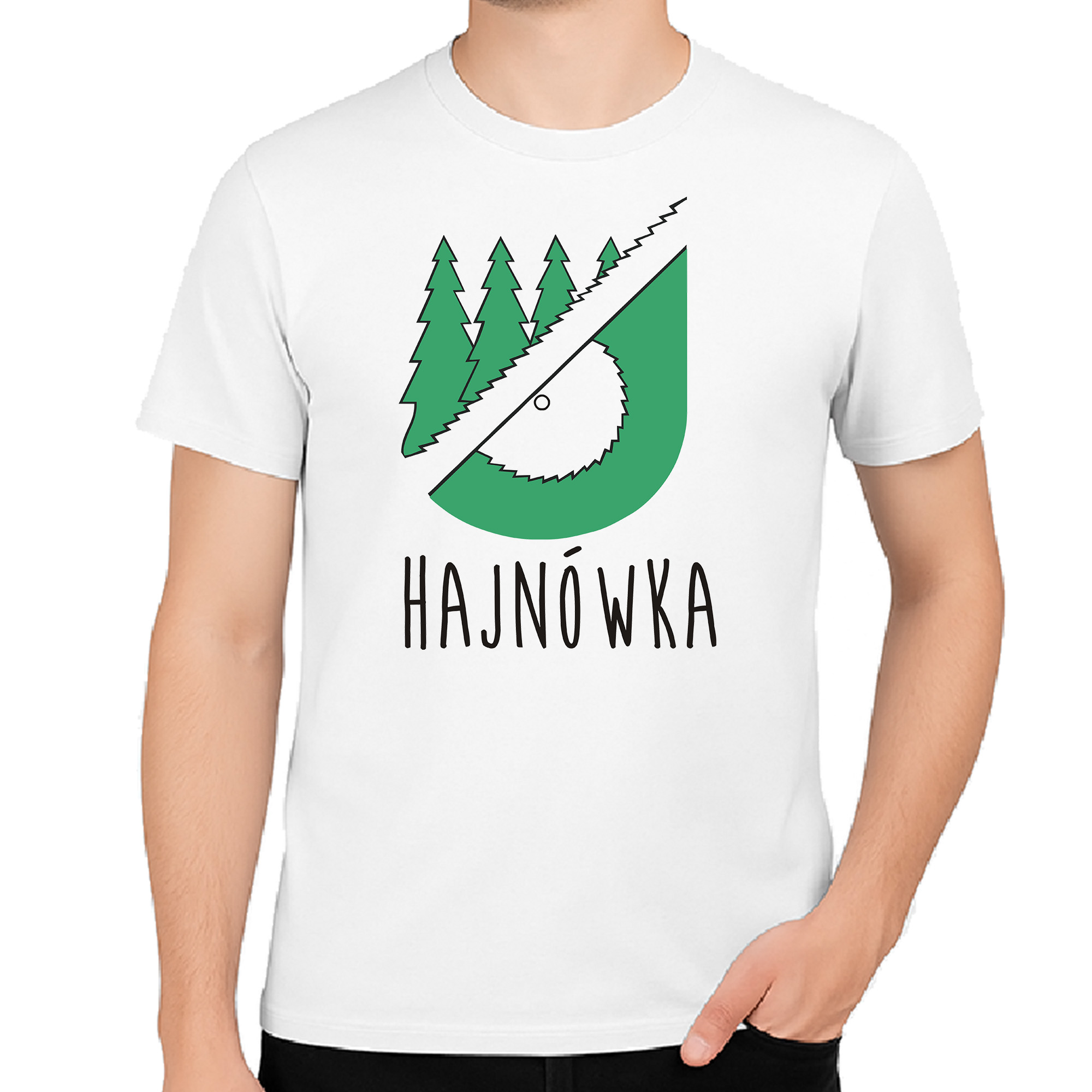 Koszulka męska Podlaska Hajnówka - Puszcza i Siła