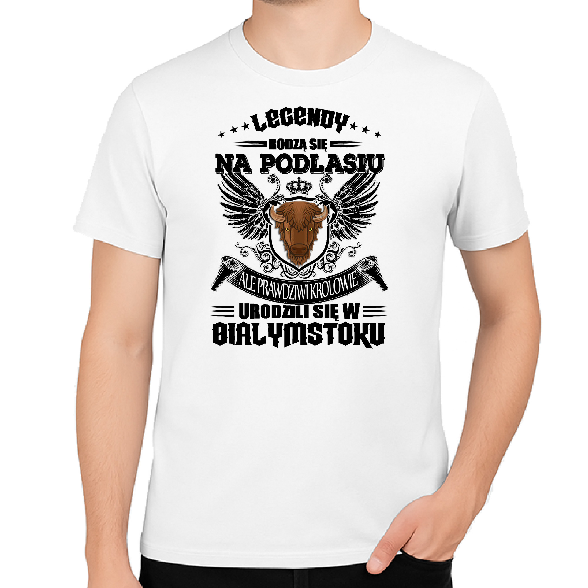 Koszulka męska Podlaska Legenda Królewski Białystok
