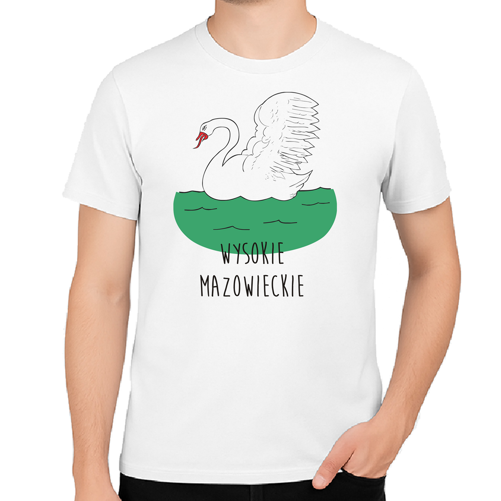 Koszulka męska Podlaski Łabędź - Wysokie Mazowieckie