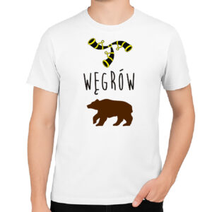 Koszulka męska Podlaski Niedźwiedź z Węgrowa