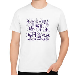 Koszulka męska Wieczór na Podlasiu