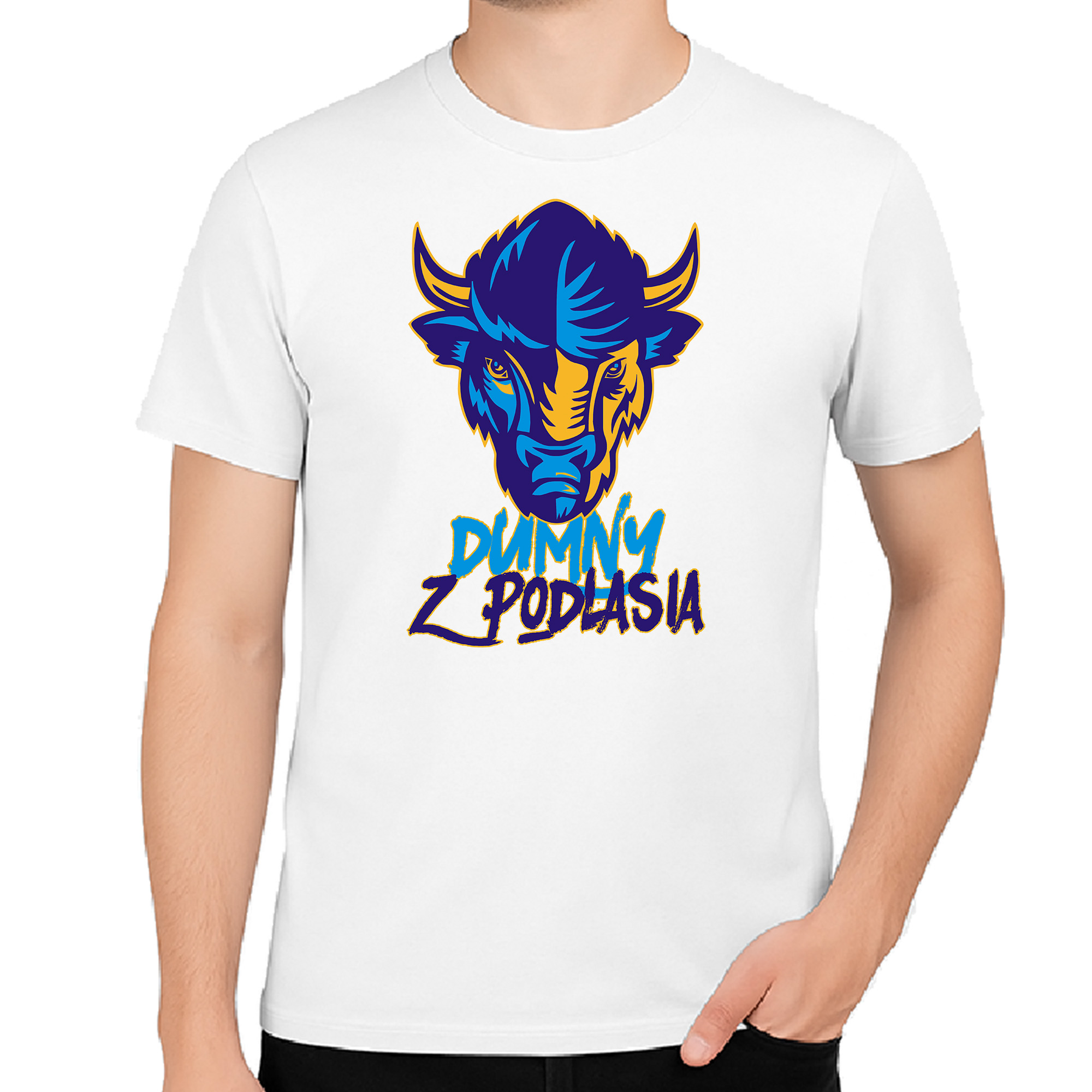 Koszulka męska Żubr Power - Podlasie