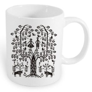 Kubek ceramiczny Drzewo Ludowe Podlasia
