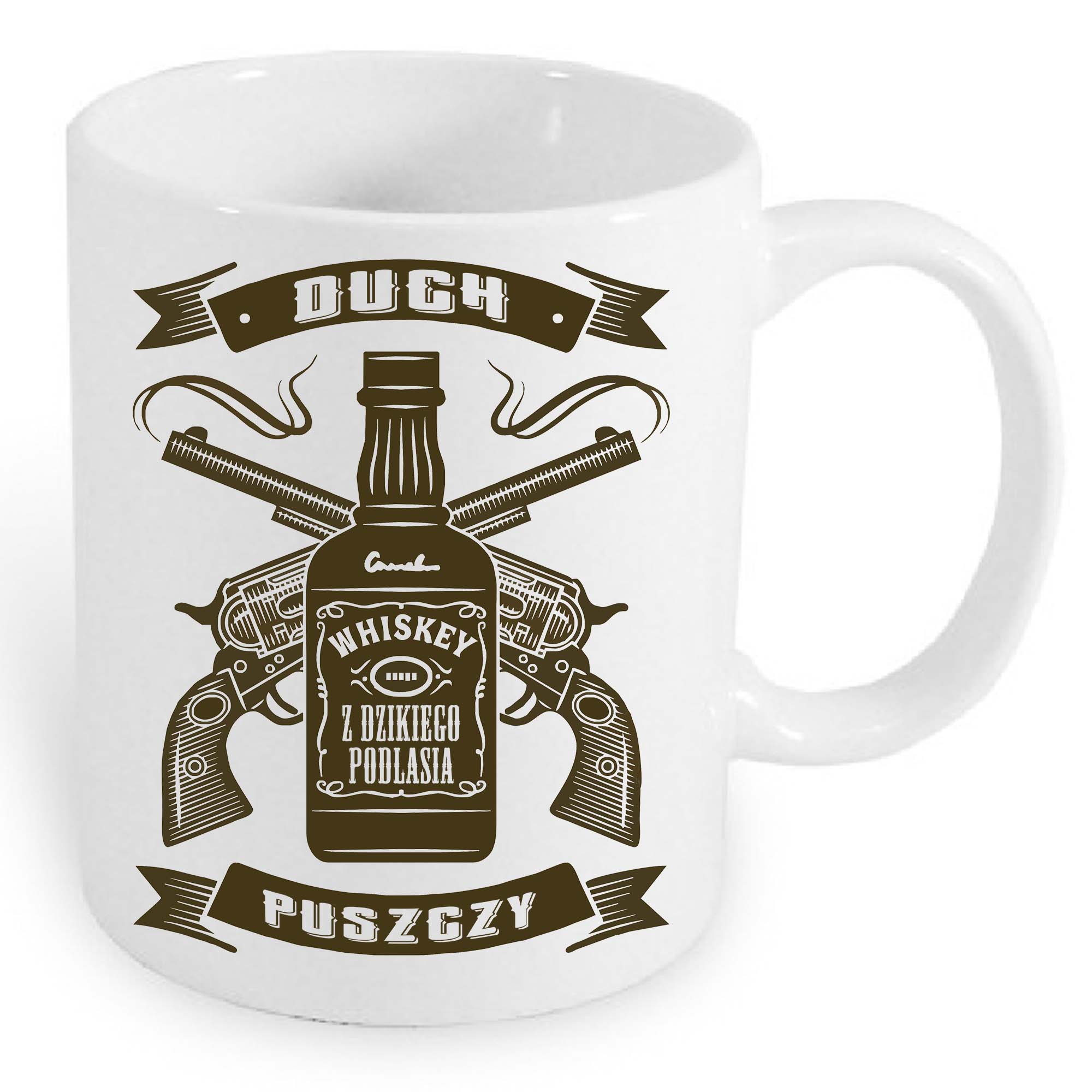 Kubek ceramiczny Duch Puszczy - Whiskey z Dzikiego Podlasia