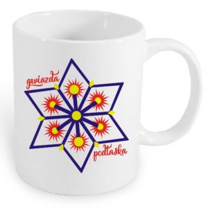 Kubek ceramiczny Folkowa Gwiazda Podlaska