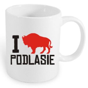 Kubek ceramiczny Kocham Podlasie