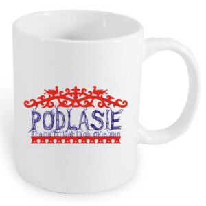 Kubek ceramiczny Kolorowe Okiennice Podlasia