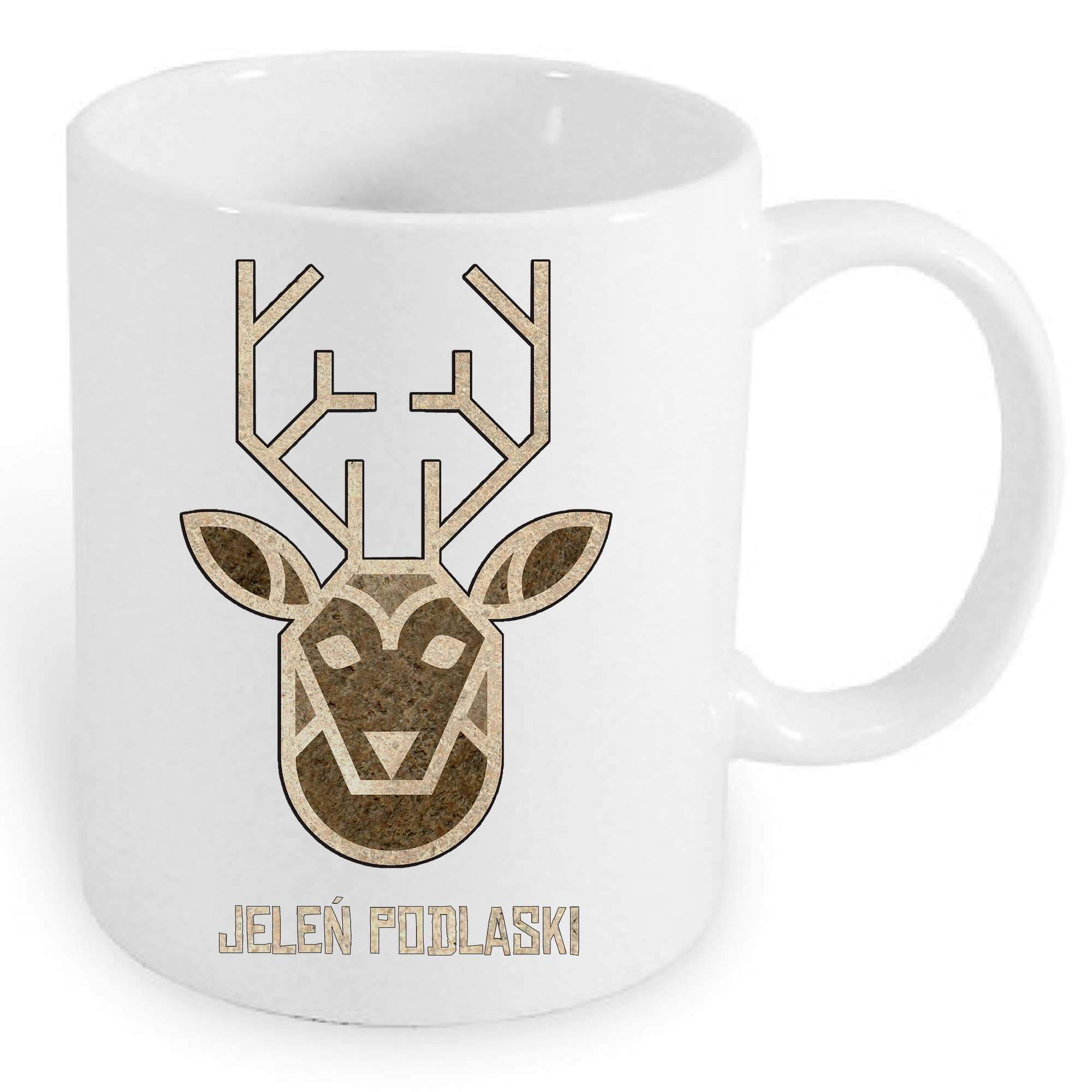 Kubek ceramiczny Leśny Podlaski Jeleń