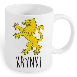 Kubek ceramiczny Lew Podlasia - Krynki