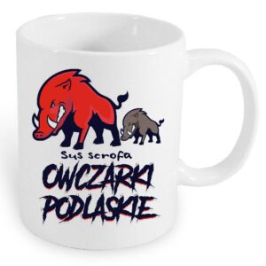 Kubek ceramiczny Owczarki Podlaskie - Dziki Patrol