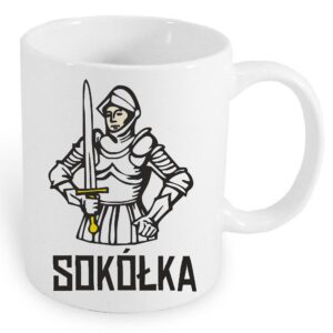 Kubek ceramiczny Pamiątka podlaska z Sokółki