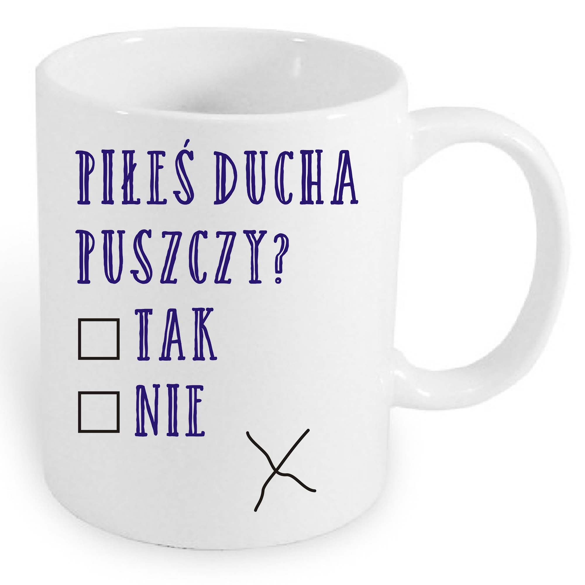 Kubek ceramiczny Piłeś Ducha Puszczy - Ankieta Podlaska