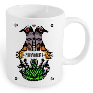 Kubek ceramiczny Podlaska Wycinanka - Zwierzyniecka 7