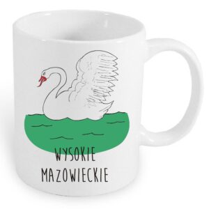 Kubek ceramiczny Podlaski Łabędź - Wysokie Mazowieckie