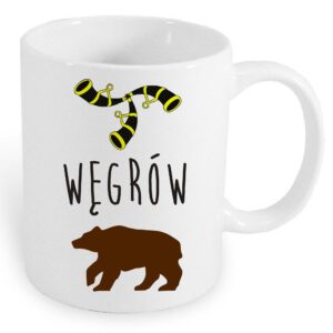Kubek ceramiczny Podlaski Niedźwiedź z Węgrowa
