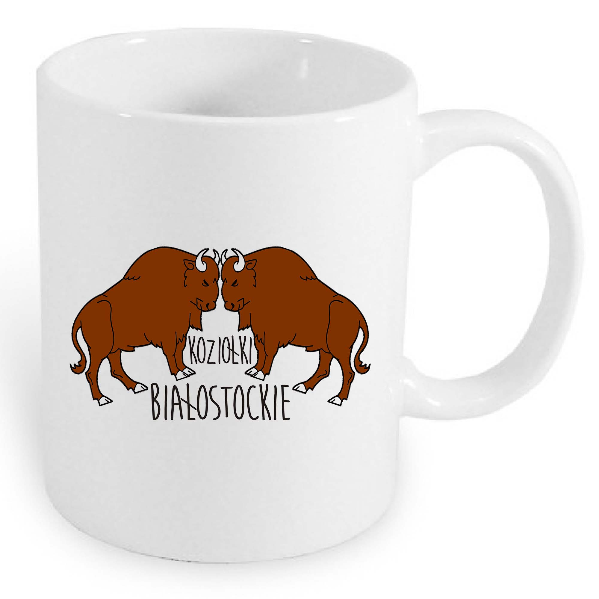 Kubek ceramiczny Podlaskie Koziołki - Made in Białystok