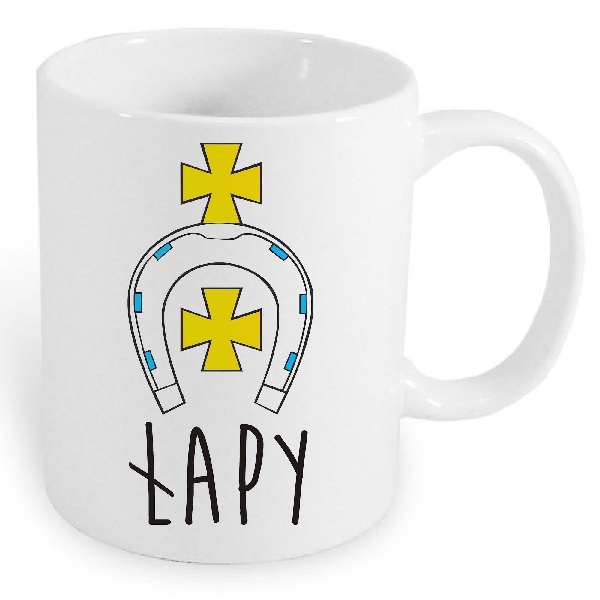 Kubek ceramiczny Podlaskie Łapy - Siła i Tradycja