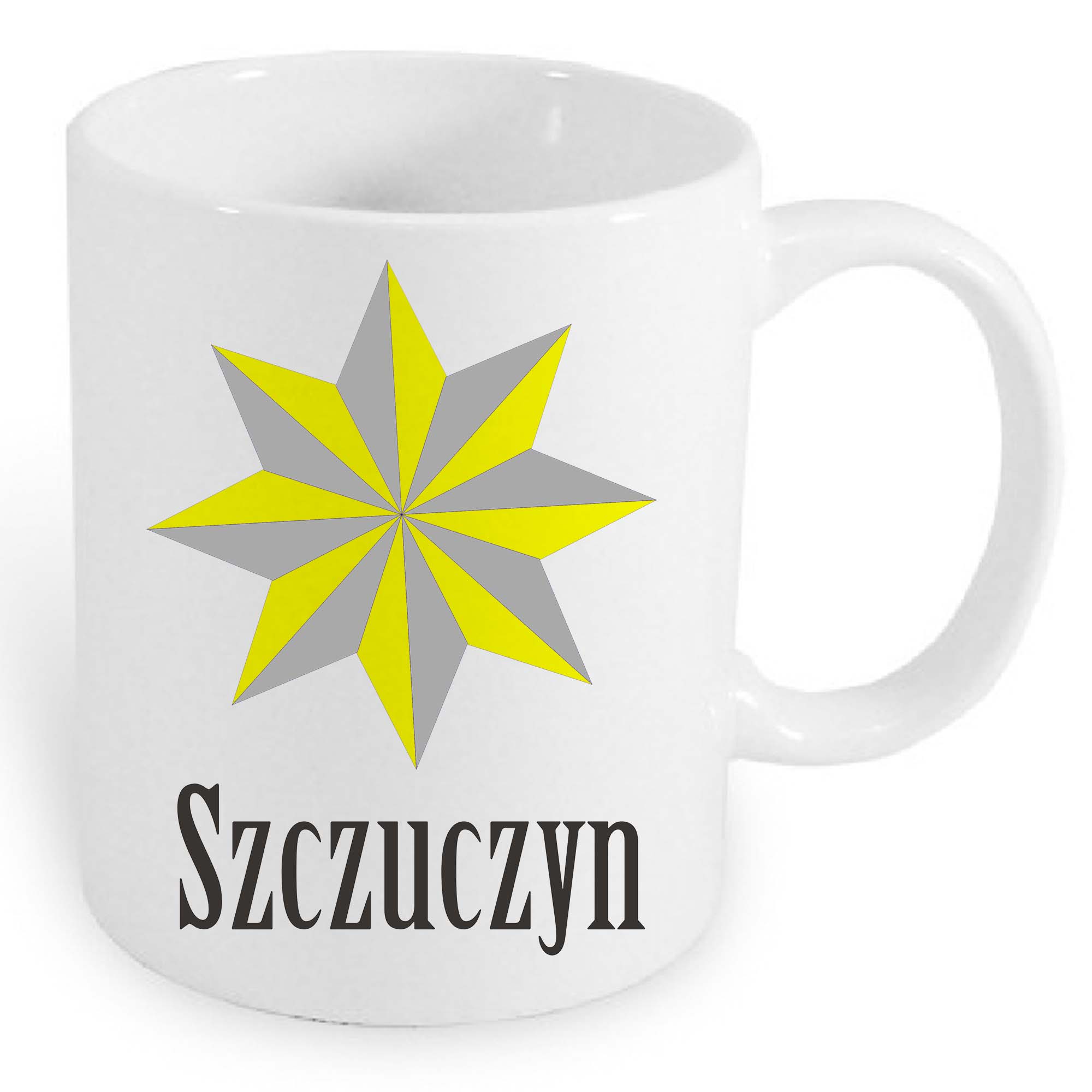 Kubek ceramiczny Szczuczyn - Gwiazda Podlasia