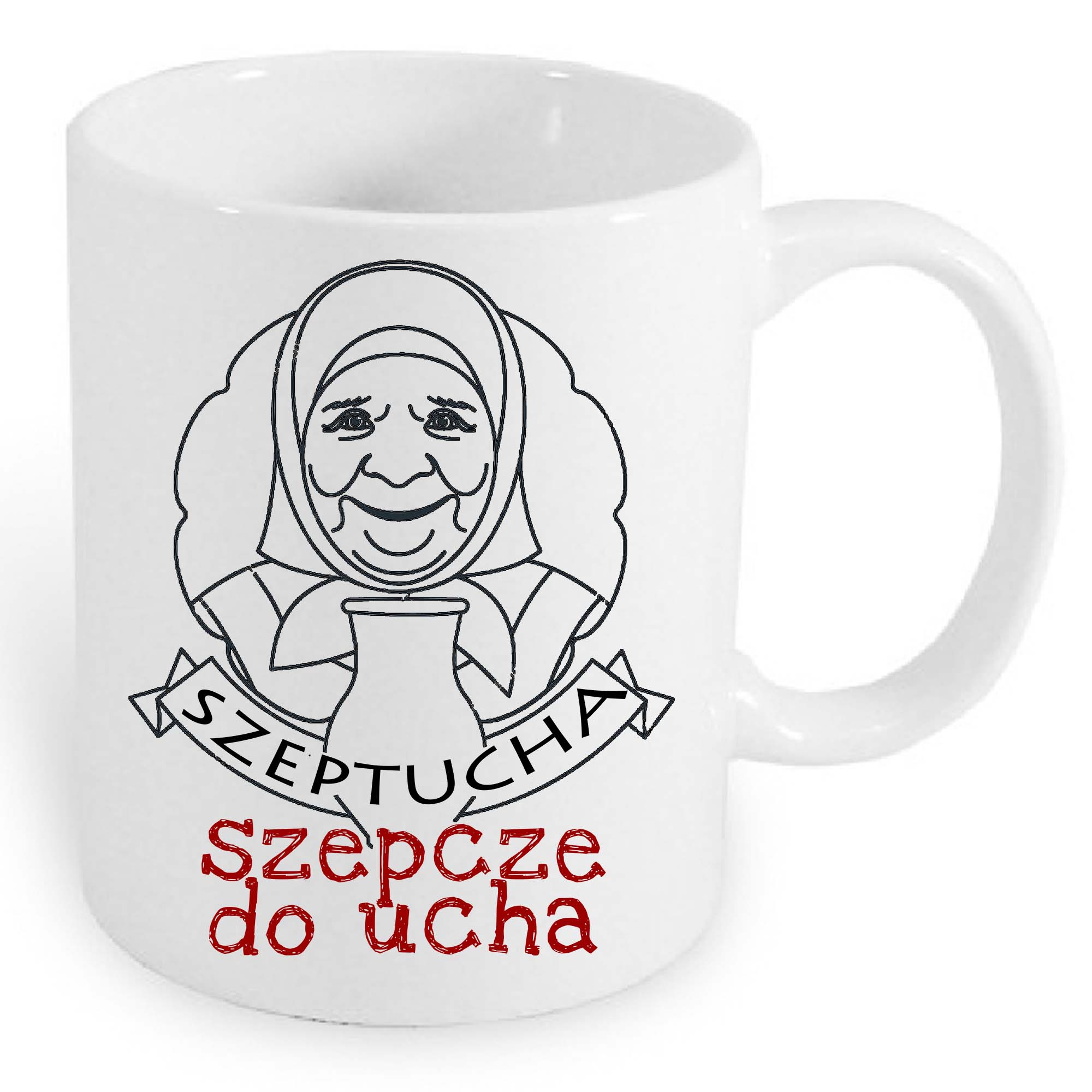 Kubek ceramiczny Szeptuchy z Podlasia - Urok Natury i Magii