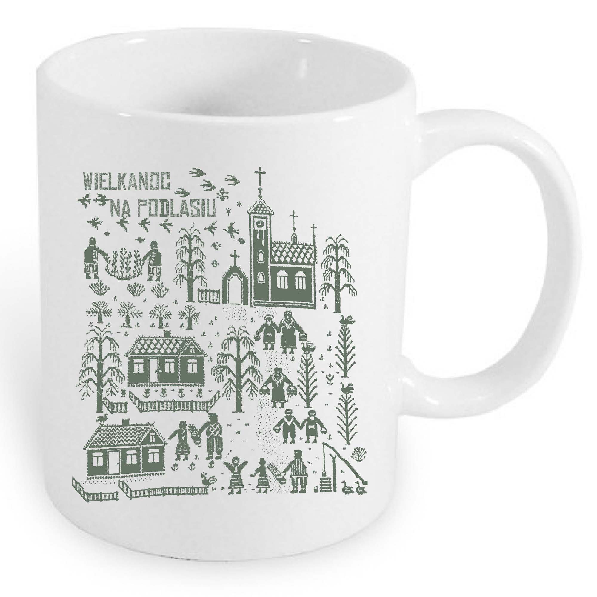 Kubek ceramiczny Tradycyjna Wielkanoc Podlasia