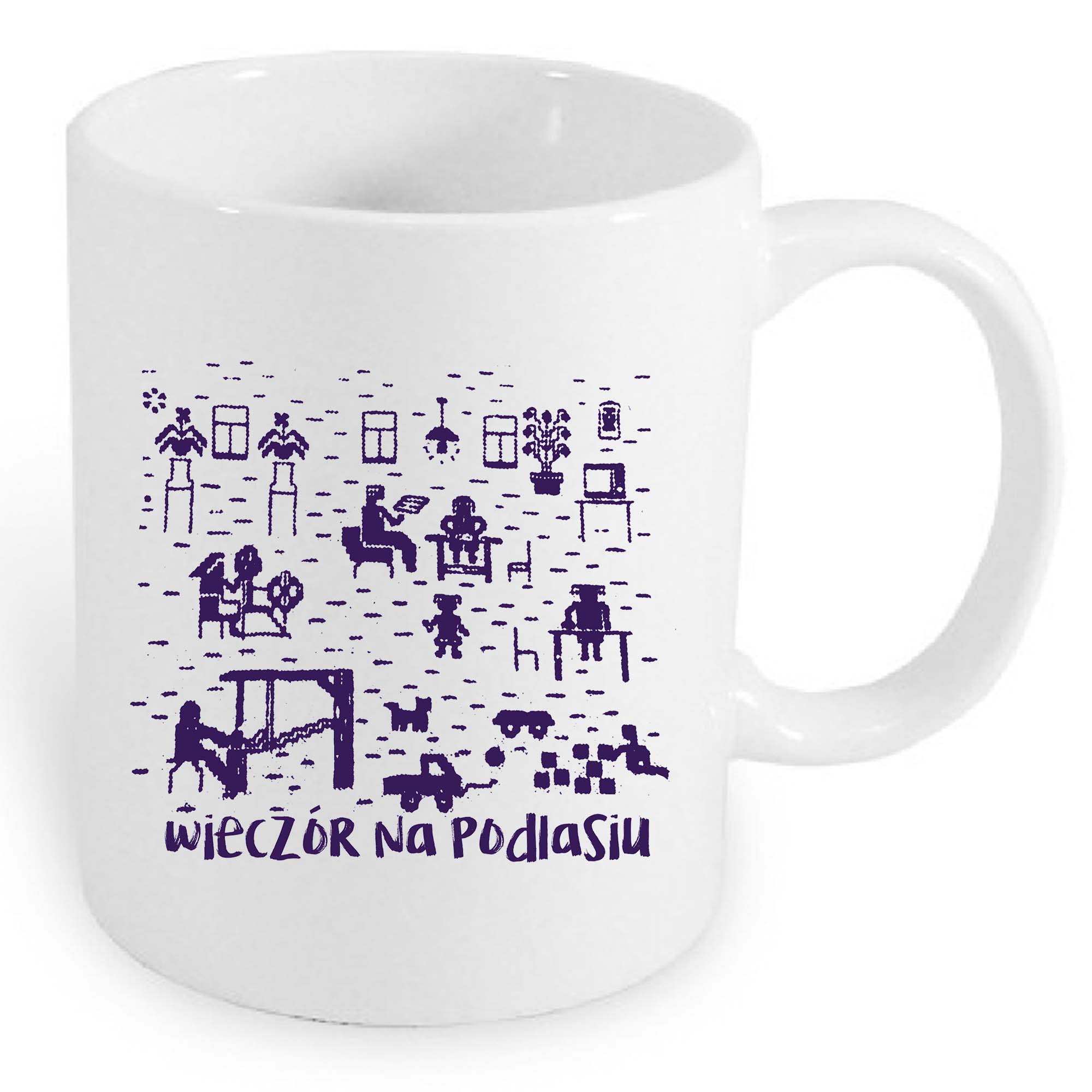 Kubek ceramiczny Wieczór na Podlasiu