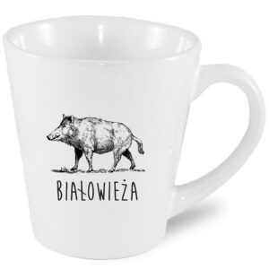 Kubek latte Białowieża. Śladami Dzika