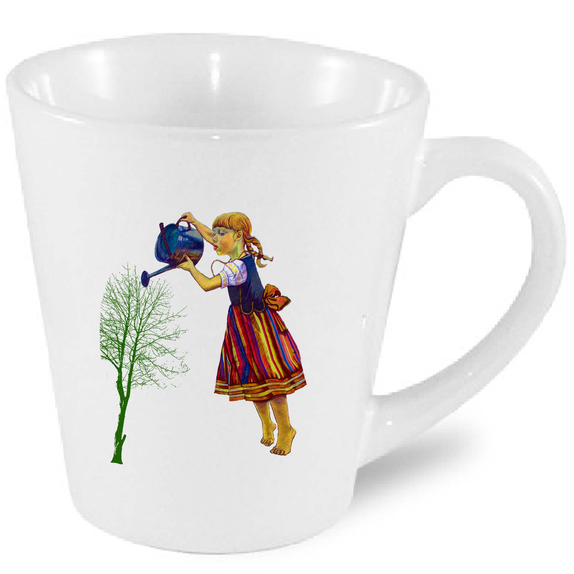 Kubek latte Dziewczyna z Podlasia