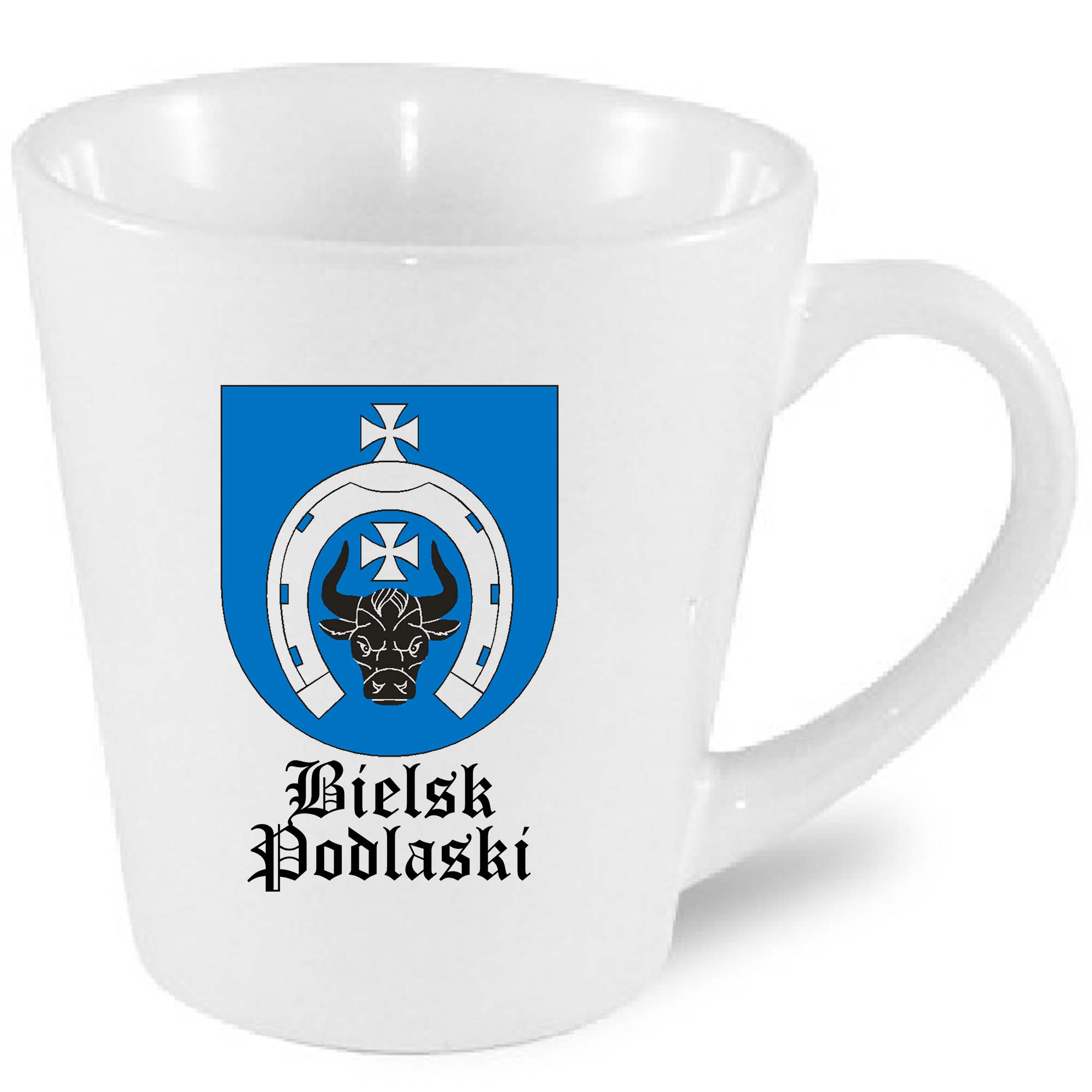 Kubek latte Herb Bielsk Podlaski