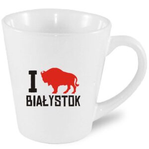 Kubek latte Kocham Białystok