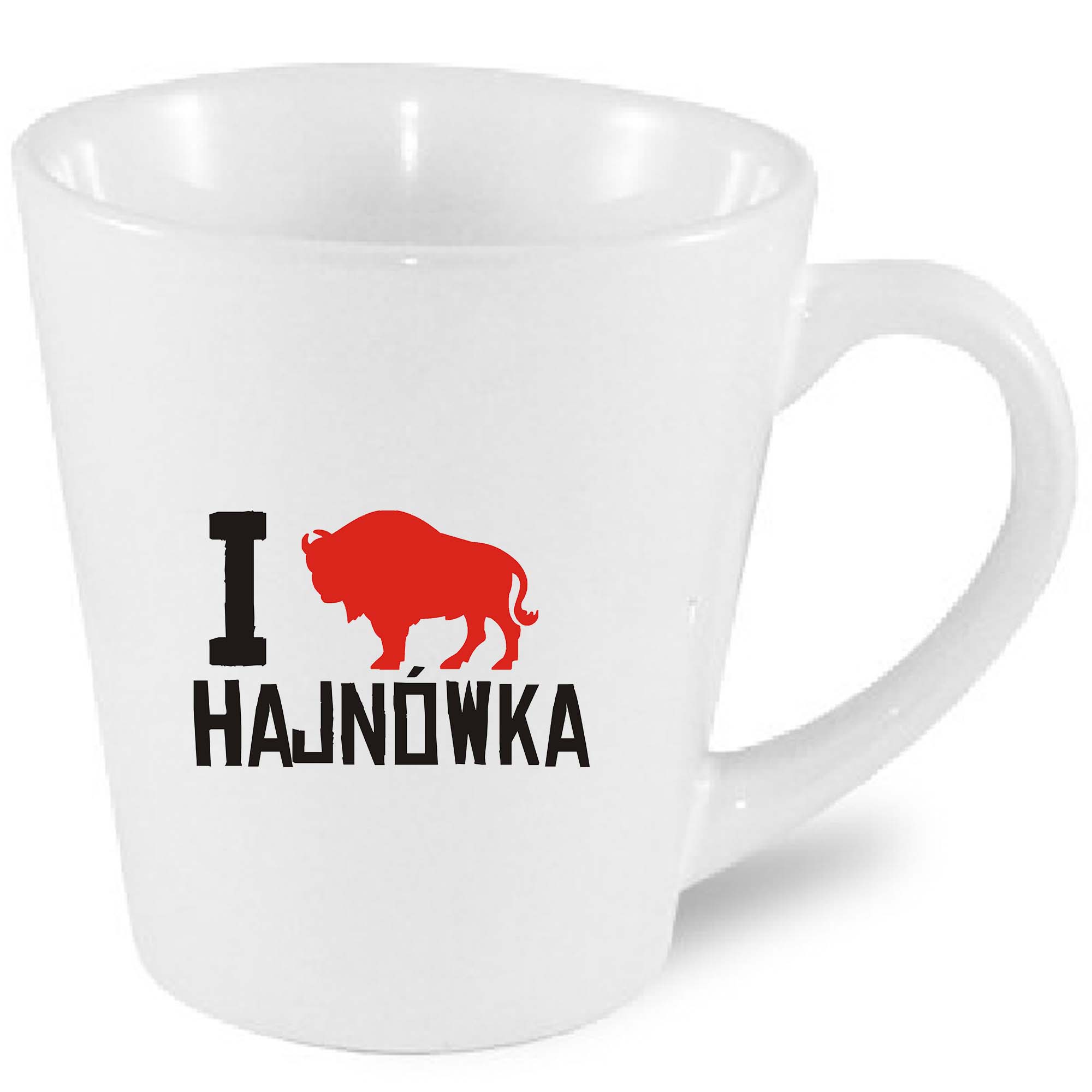 Kubek latte Kocham Hajnówkę