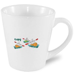 Kubek latte Łapy - Kajakowa Stolica Podlasia
