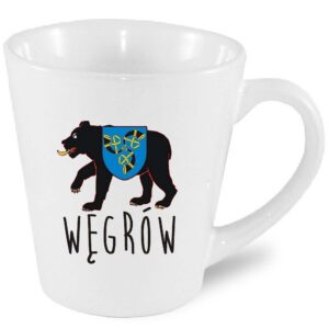 Kubek latte Pamiątka Podlaska z Węgrowa