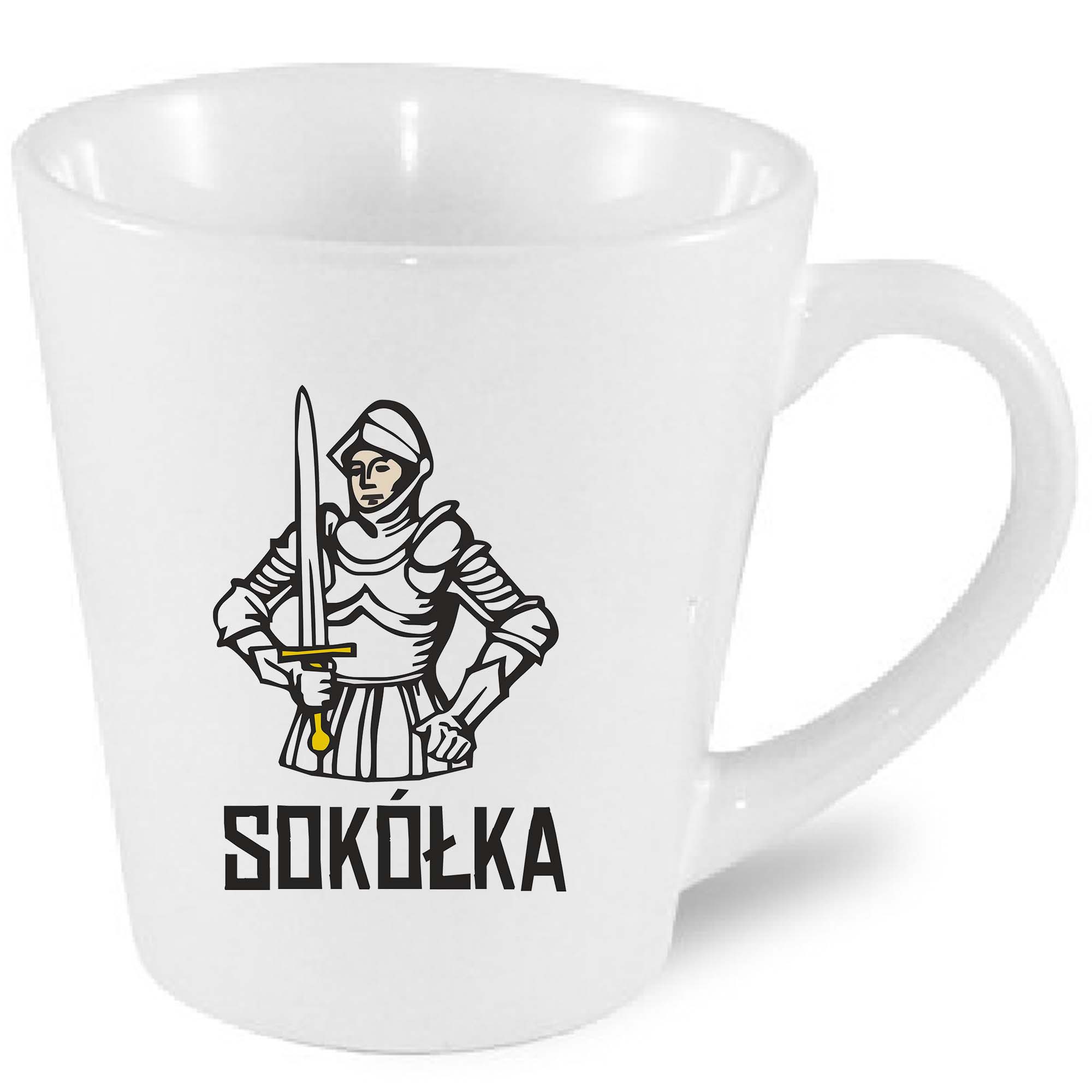 Kubek latte Pamiątka podlaska z Sokółki