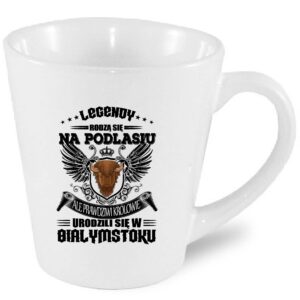 Kubek latte Podlaska Legenda Królewski Białystok