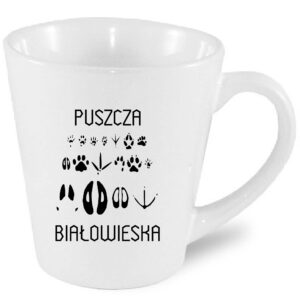 Kubek latte Puszcza Białowieska - Tropem Zwierząt