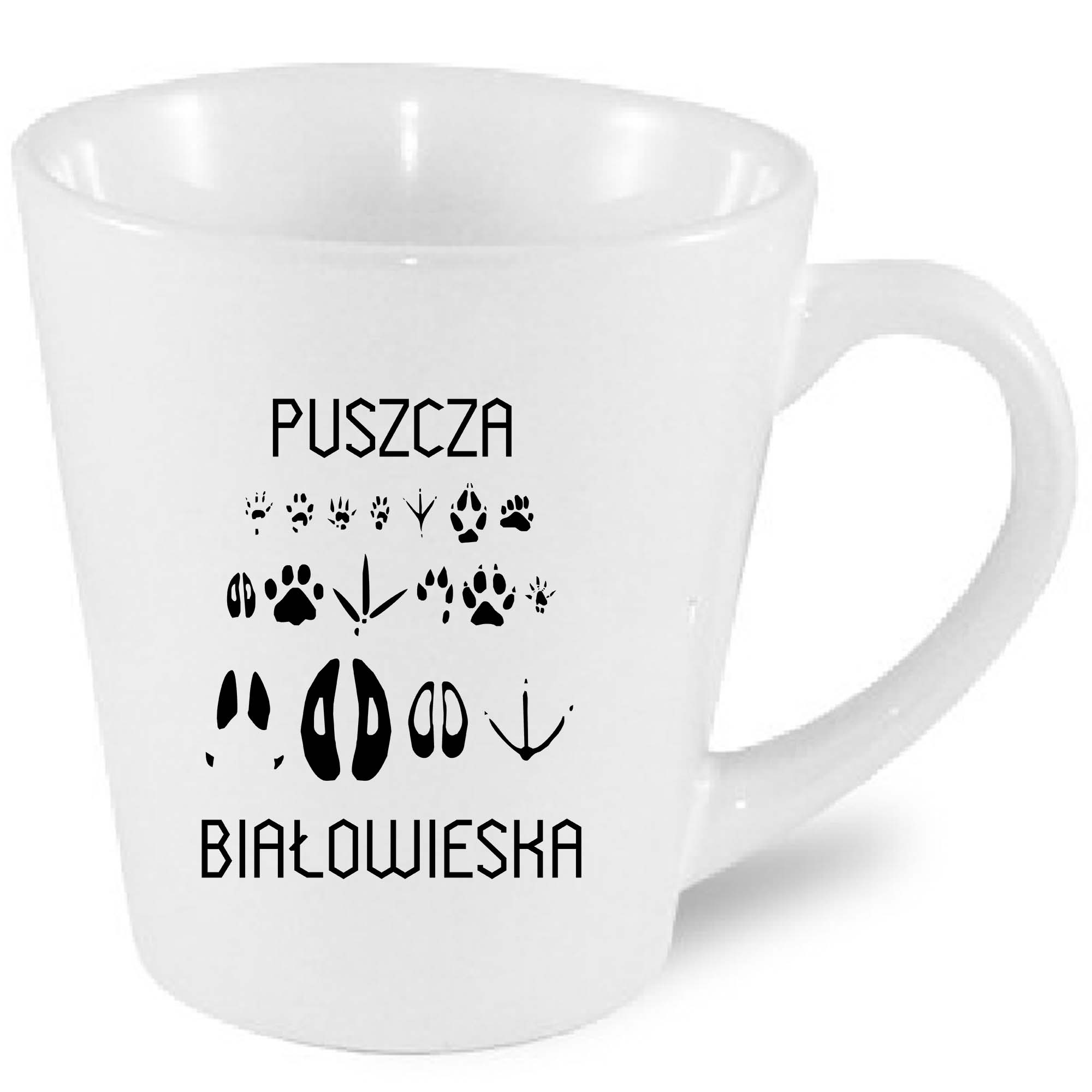 Kubek latte Puszcza Białowieska - Tropem Zwierząt