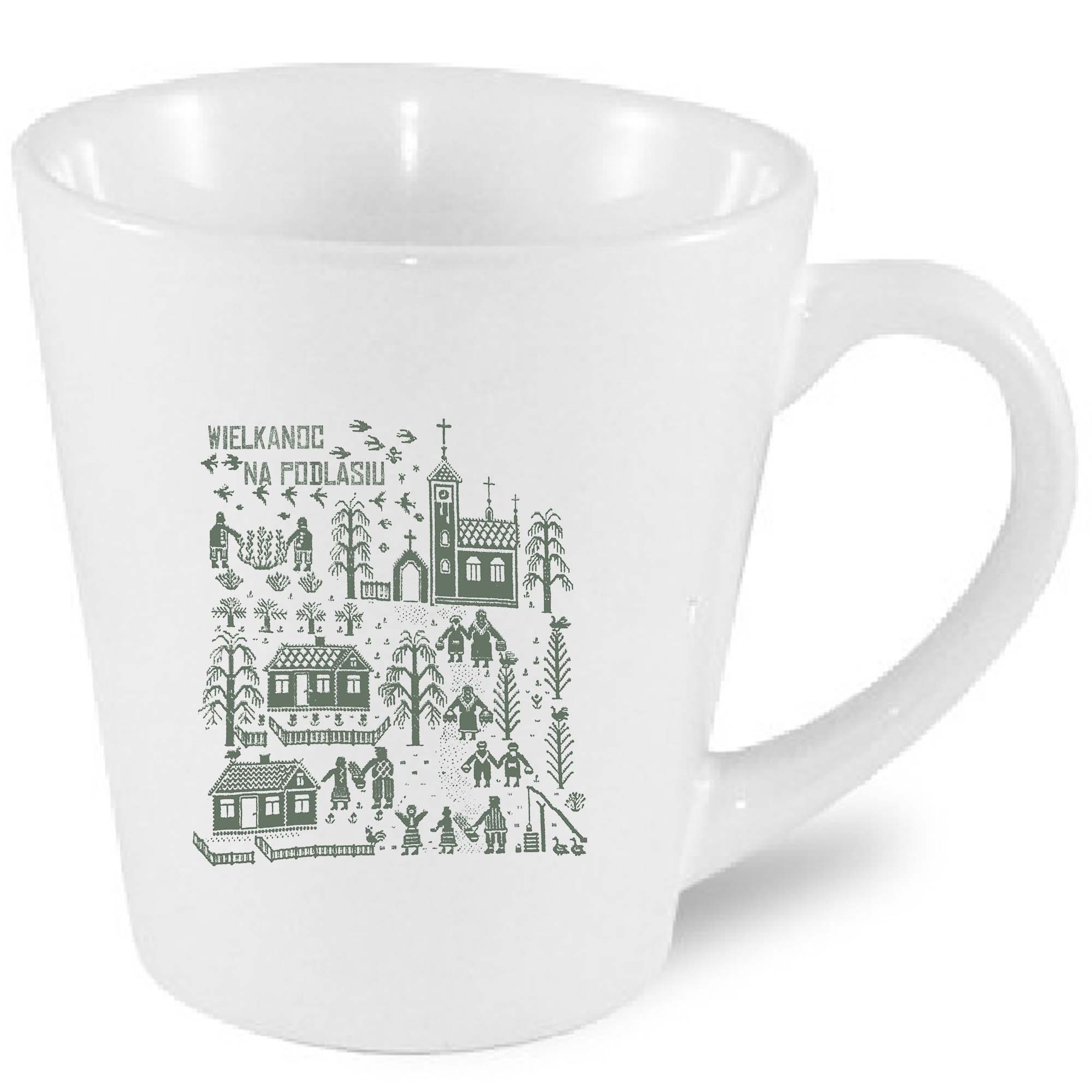 Kubek latte Tradycyjna Wielkanoc Podlasia