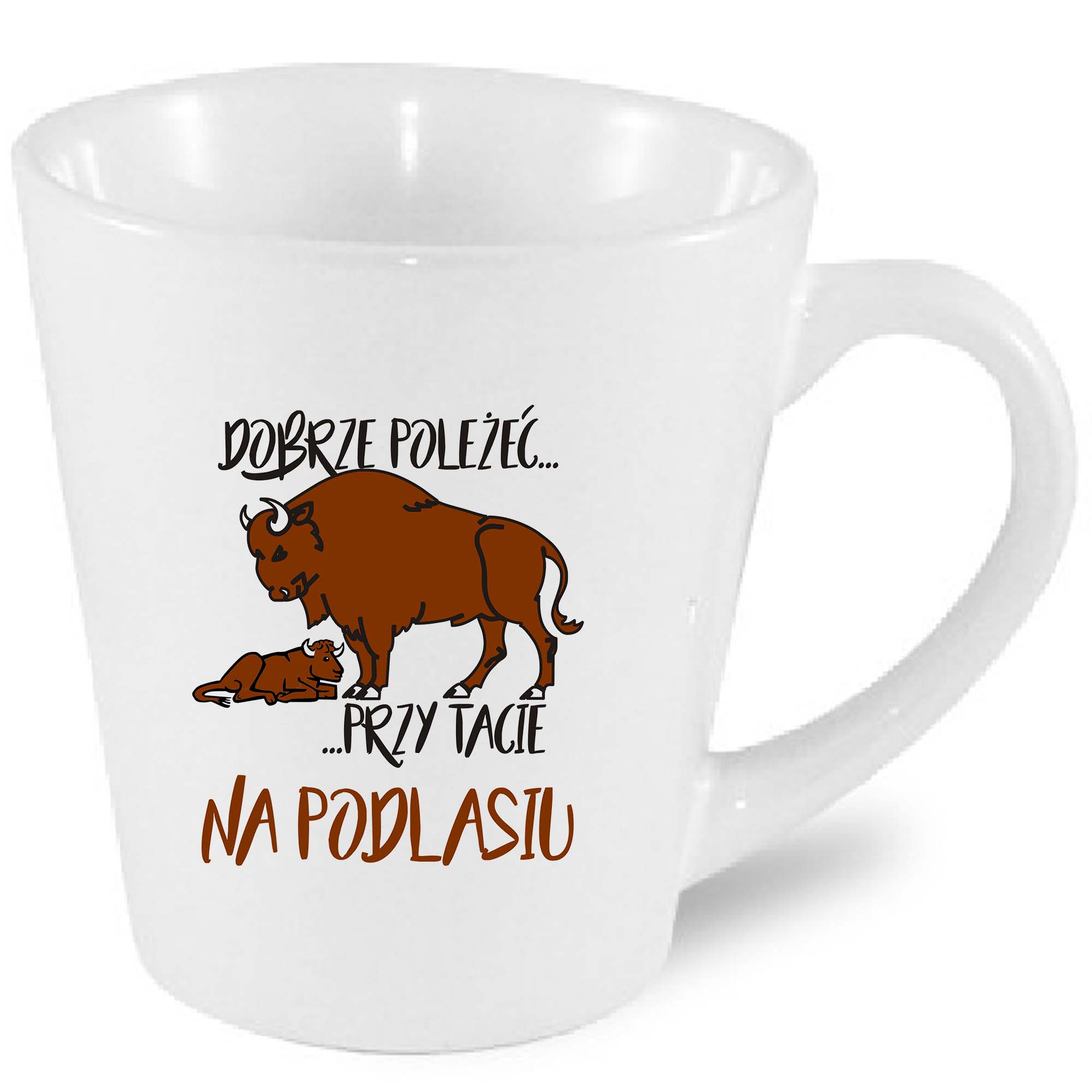 Kubek latte Żubrza Rodzina - Podlaska Siła