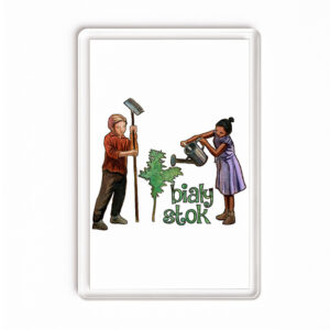 Magnes akrylowy Białystok - Zielone Miasto