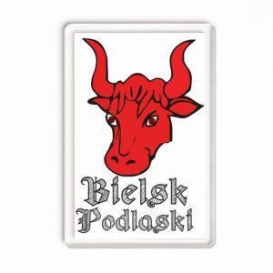 Magnes akrylowy Bielsk Podlaski - Serce Podlasia