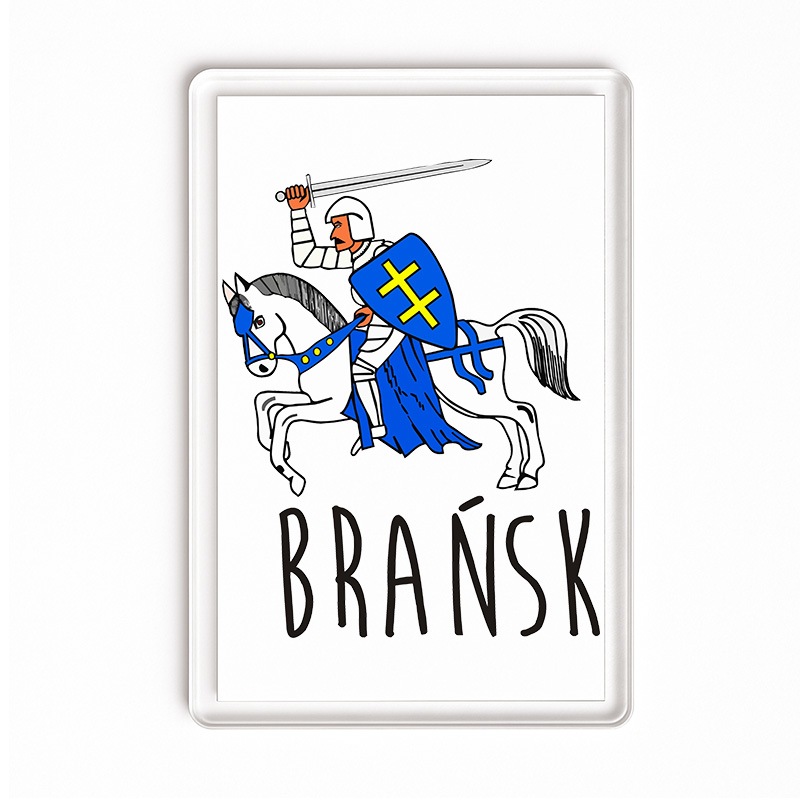 Magnes akrylowy Brańsk - Moc i Tradycja