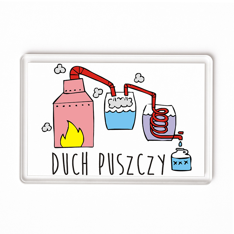 Magnes akrylowy Duch Puszczy - Podlaski Specjał